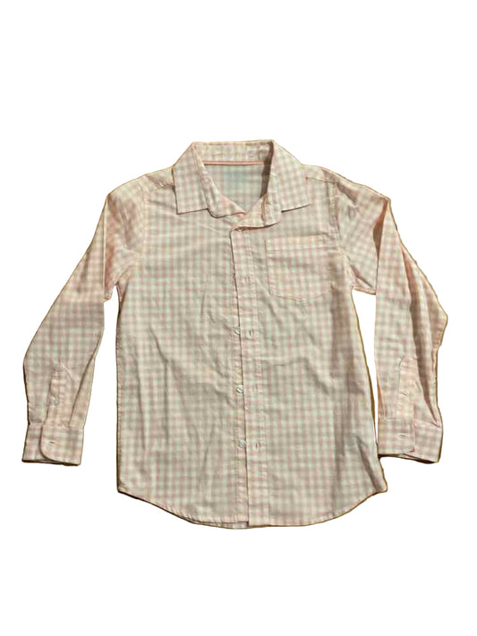 Cat and Jack (D) Plaid Youth Size 8-10 Boy's ButtondownLS