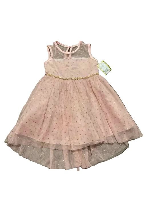 Rare Editions (B) Pink Gold Infant Size 24 MO Girl's PartyDress