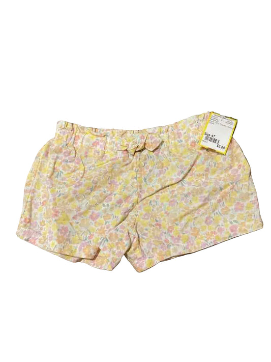 Carters (C) Floral Toddler Size 4T Girl's ShortBasic