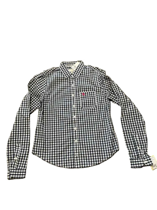 Abercrombie (C) Gingham Youth Size X-Large Girl's ButtondownLS
