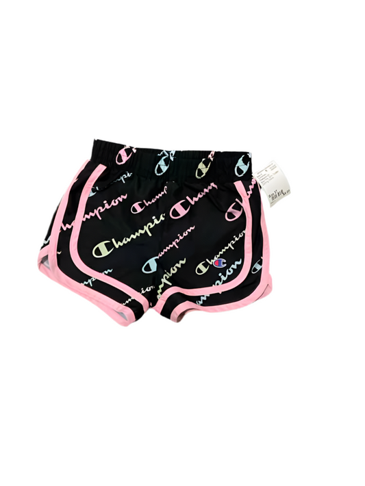 Champion (C) Black Pink Toddler Size 3T Girl's ShortAthletic