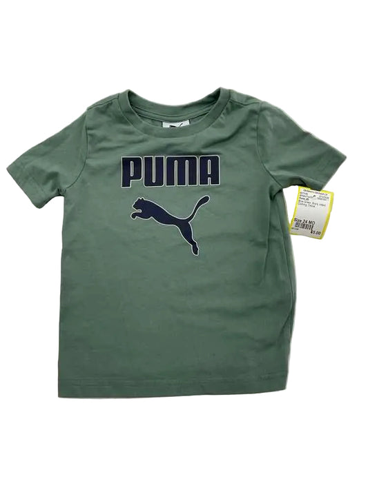 Puma (B) Blue Green Infant Size 24 MO Boy's AthleticTopSS