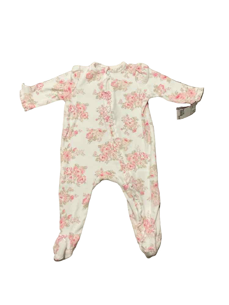 Little Me (C) Floral Infant Size 6 MO Girl's 1PCSleepwear
