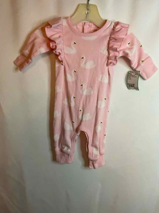 Monica + Andy (C) White Pink Infant Size 0-3 MO 1PC Casual