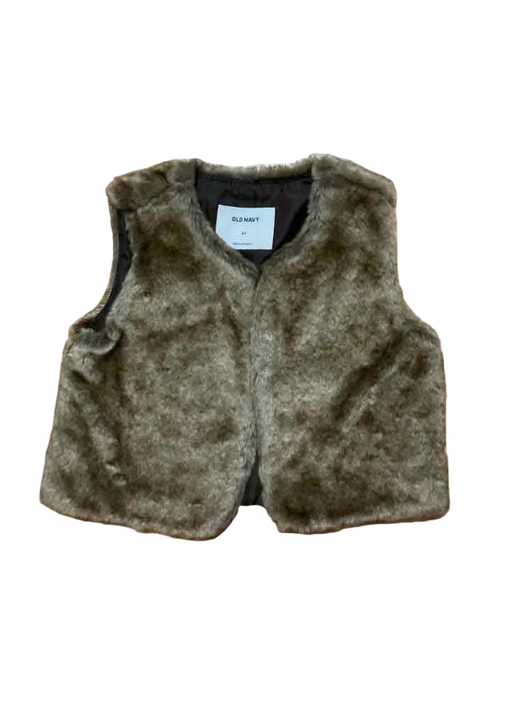 Old Navy (C) Brown Toddler Size 4T Girl's TopVest