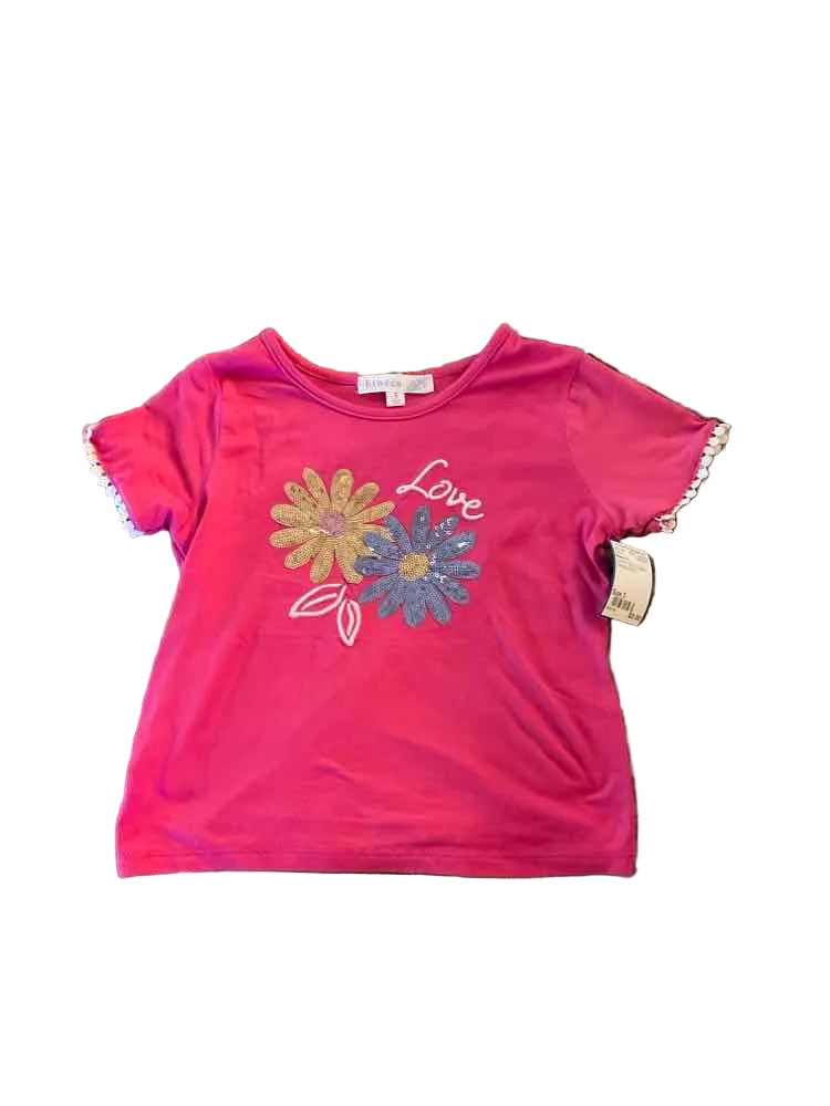 Btween (C) Hot Pink Toddler Size 5 Girl's SSTop