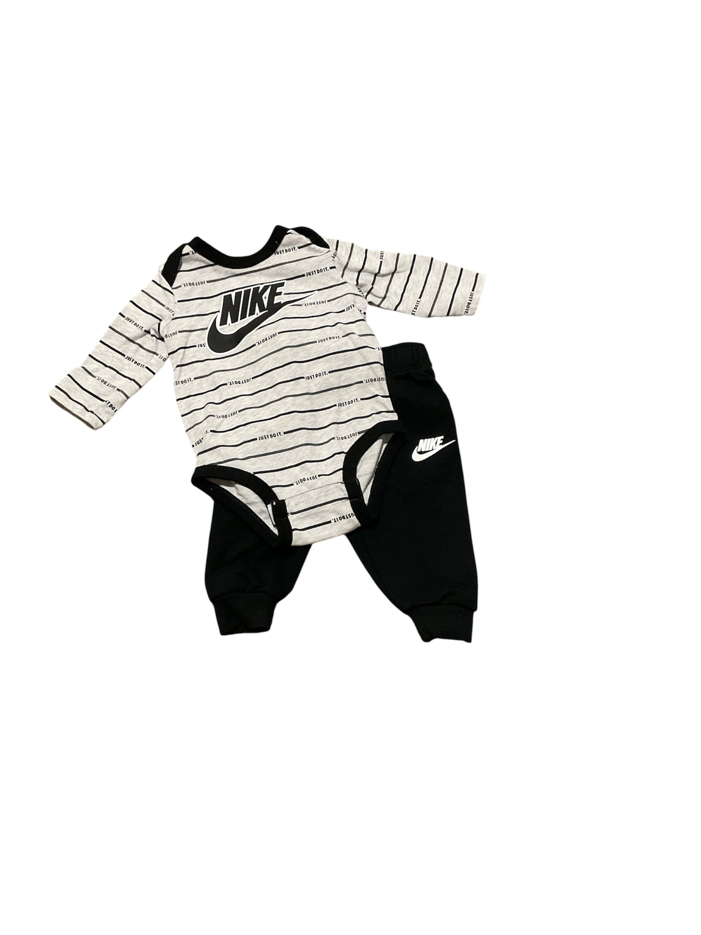 Nike (B) Stripe Infant Size 3 MO 2PC Casual