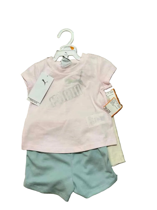 Puma (B) Purple Gray Infant Size 12 MO Girl's 3PC Casual