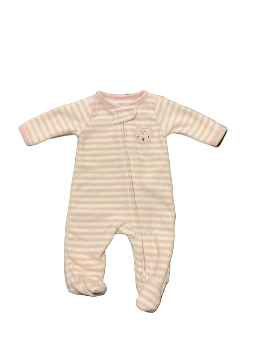 Carters (C) Striped Infant Size Preemie Girl's 1PCSleepwear