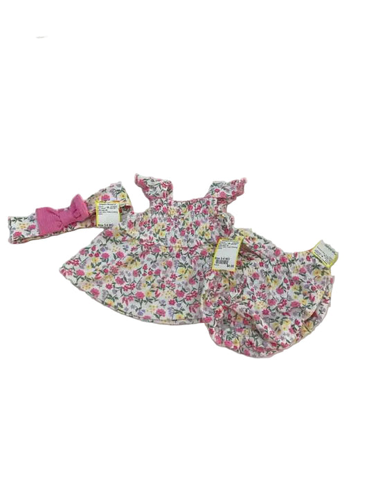 Little Lass (D) Floral Infant Size 3-6 MO Girl's 3PC Casual