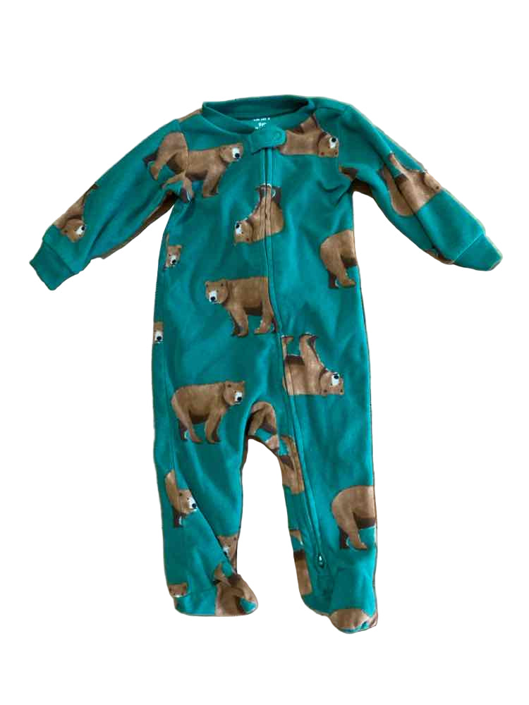 Carters (C) Green Infant Size 9 MO Boy's 1PCSleepwear