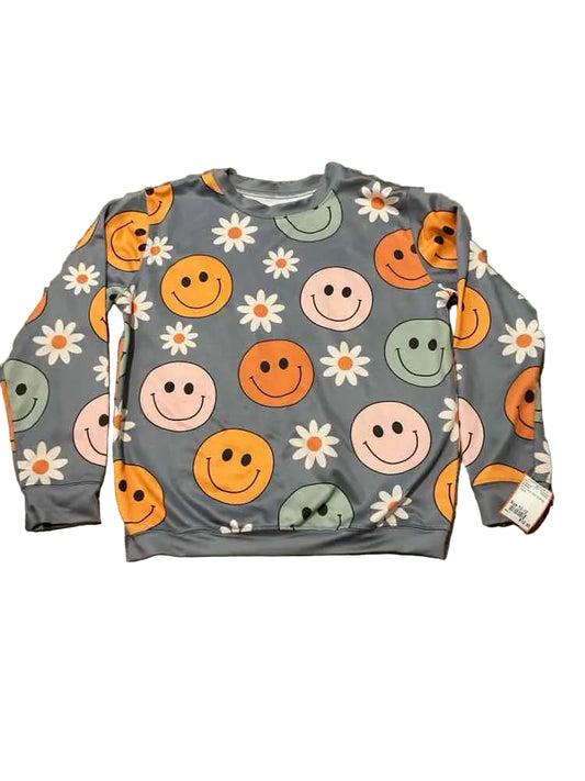 B Brand Print Youth Size 10-12 Girl's Sweatshirt