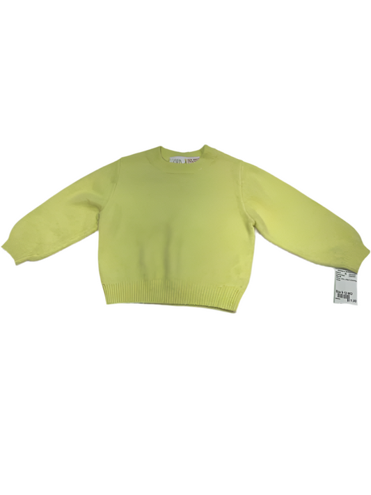 Zara (B) Yellow Infant Size 9-12 MO Girl's SweaterHeavy