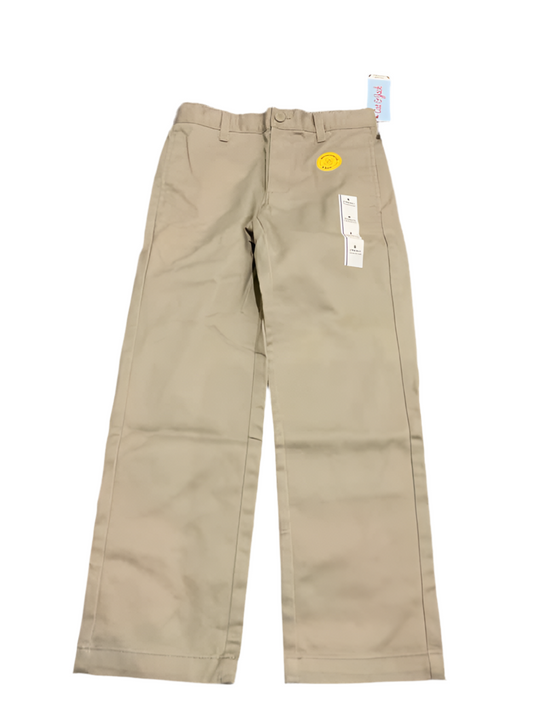Cat and Jack (D) Khaki Youth Size 8 Boy's UniformPant