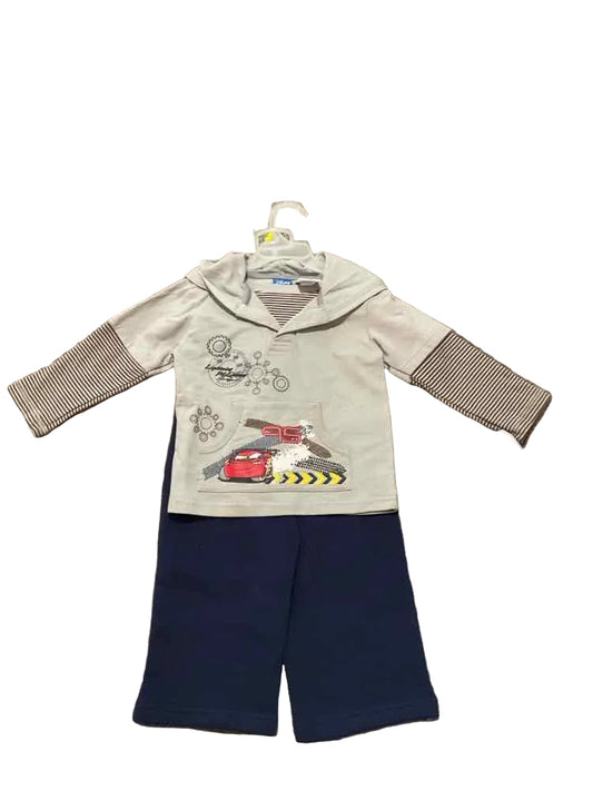 Disney (B) Blue Gray Toddler Size 3T Boy's 2PCCasual