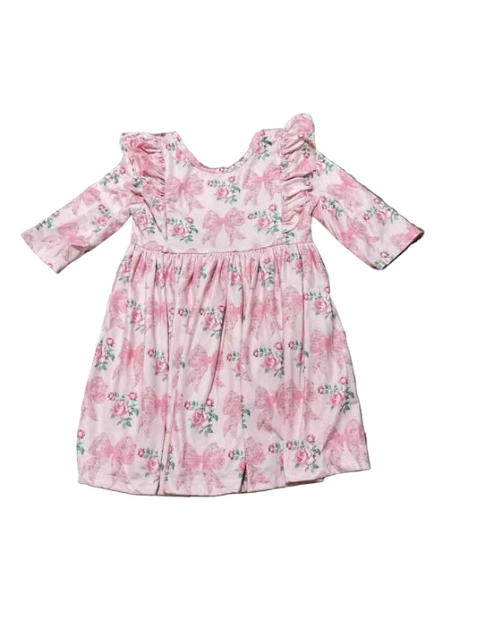 Mila & Rose (C) Floral Toddler Size 2T Girl's CasualDress