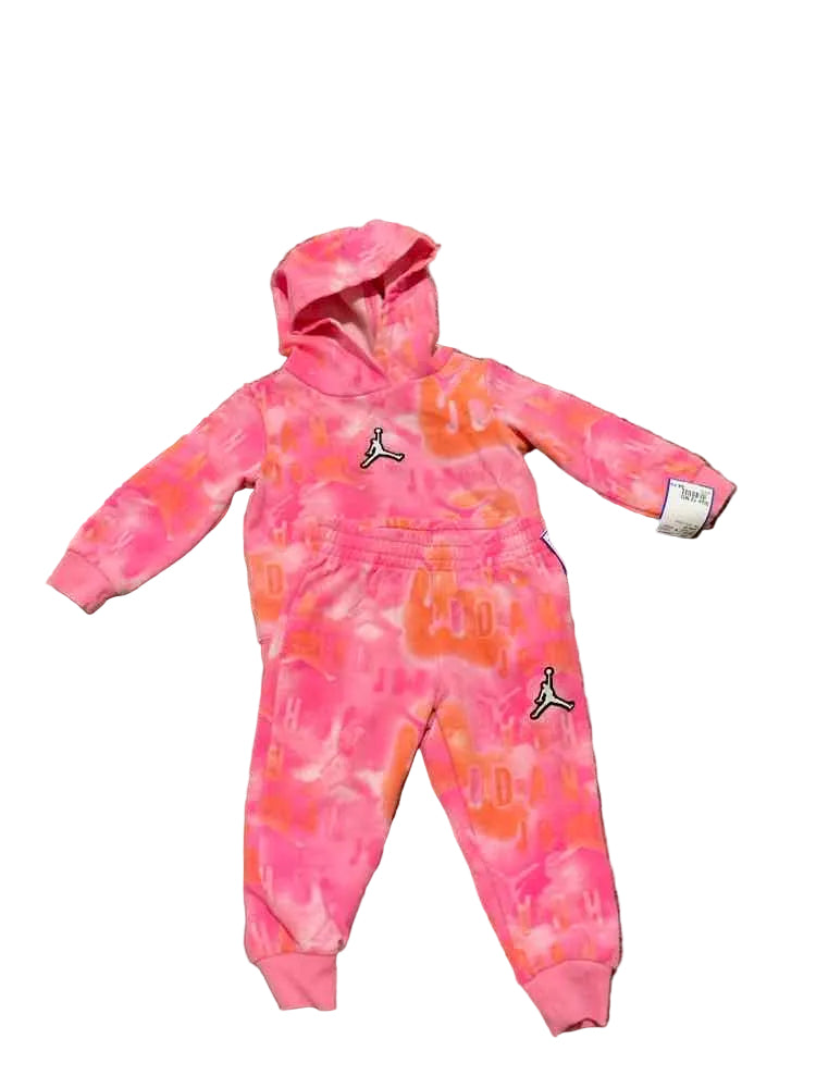 Jordan (B) Pink Infant Size 12 MO Girl's 2PC Casual