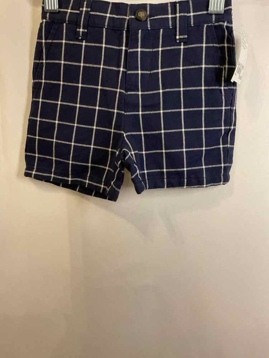 Janie and Jack (A) White Blue Infant Size 12-18 MO ShortChino