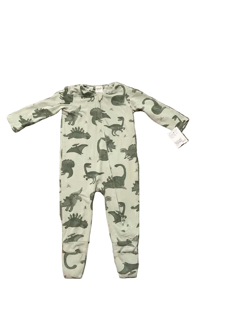Cotton Kids (B) Dino Print Infant Size 6-9 MO Boy's 1PCSleepwear
