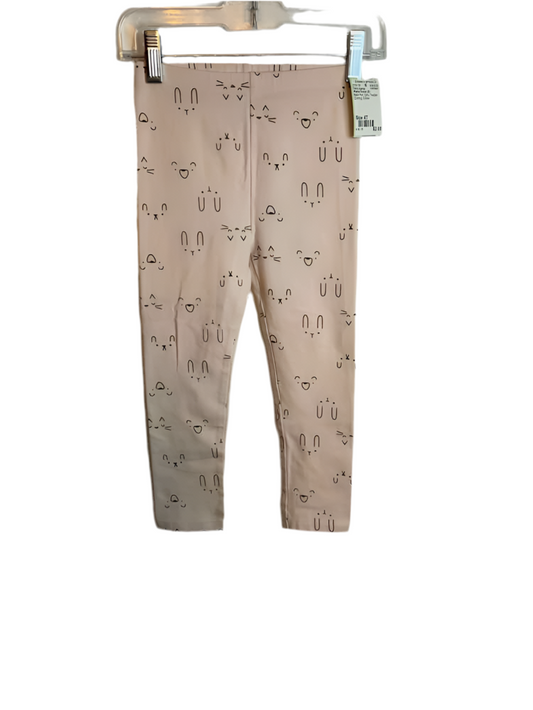 Mighty Goods (D) Black Pink Toddler Size 4T BasicLeggings