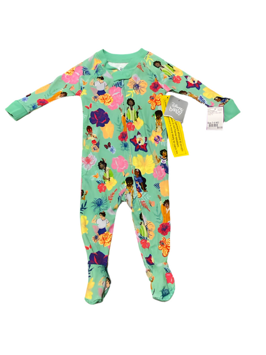 Disney Babies (C) Green Infant Size 3-6 MO Girl's 1PCSleepwear