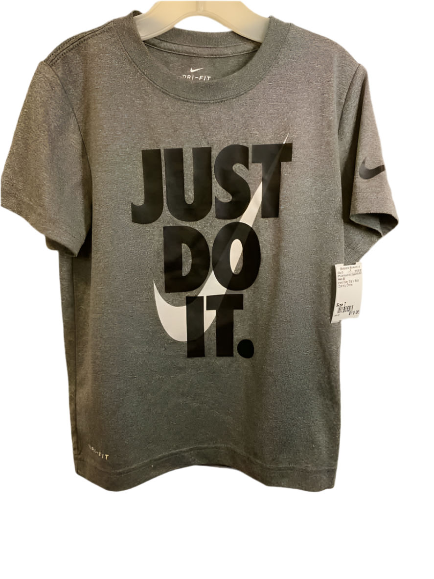 Nike (B) Black Gray Youth Size 7 2PCAthleticShortSuit