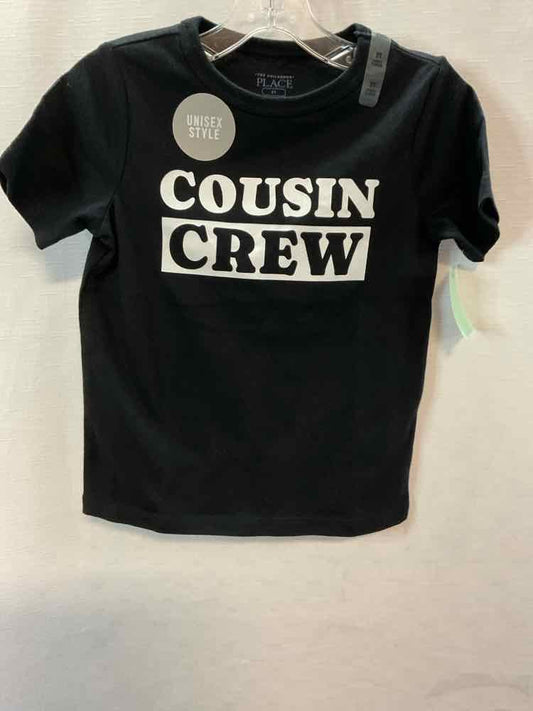 Children's Place (D) White Black Toddler Size 3T SSTop