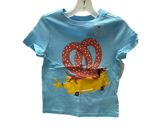 Old Navy (C) Blue Red Toddler Size 2T SSTop