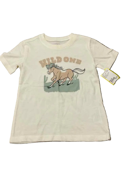 Carters (C) Cream Toddler Size 4T Boy's SSTop