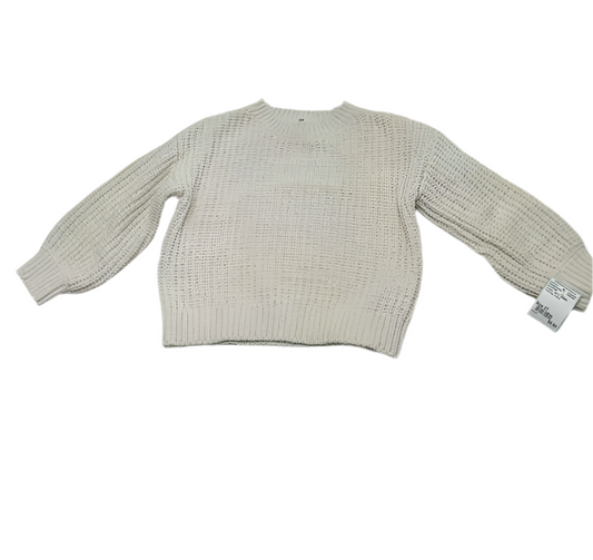 H & M (D) Cream Toddler Size 3T Girl's SweaterHeavy