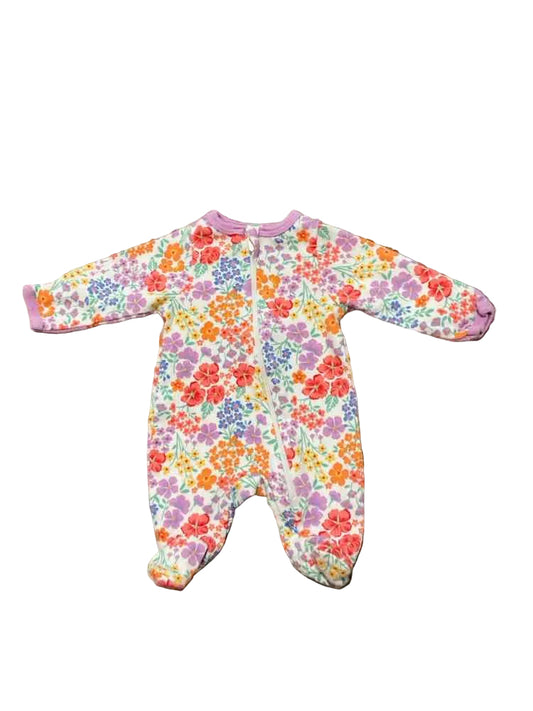 Wonder Nation (E) Floral Infant Size Preemie Girl's 1PCSleepwear
