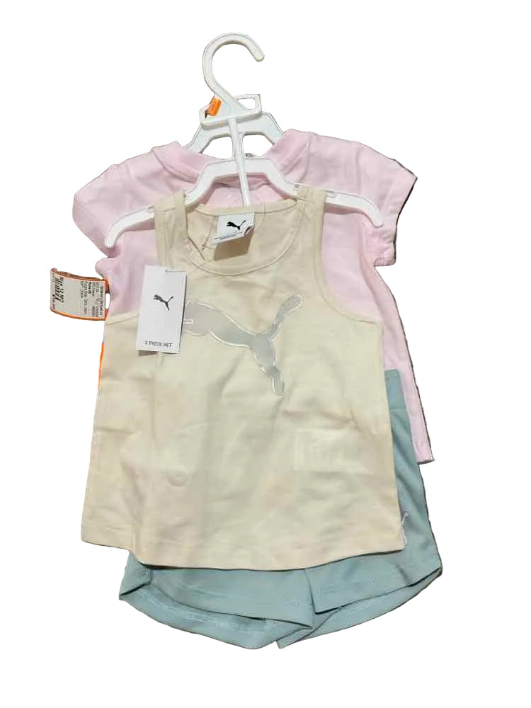 Puma (B) Purple Gray Infant Size 12 MO Girl's 3PC Casual