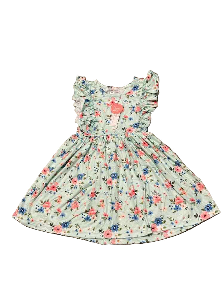 Bailey Blossoms (C) Floral Toddler Size 2T Girl's CasualDress