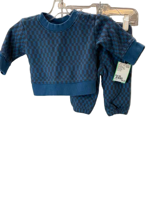 Cat and Jack (D) Blue Infant Size NB 2PC Casual