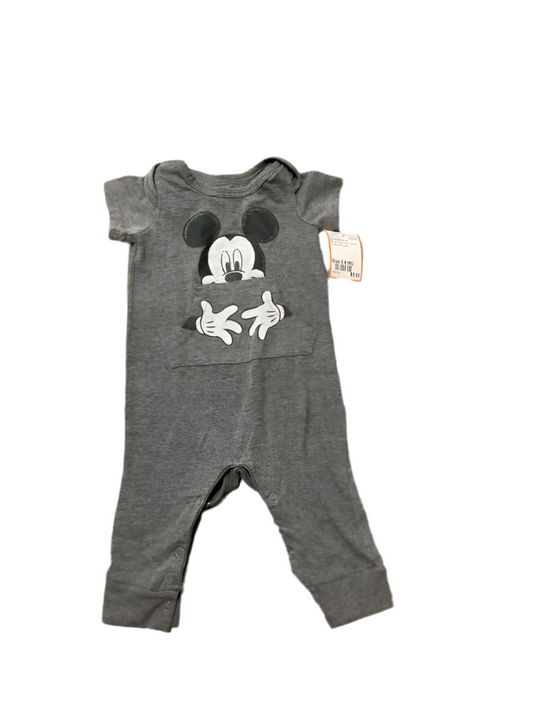 Disney Babies (C) White Gray Infant Size 3-6 MO Boy's 1PC Casual