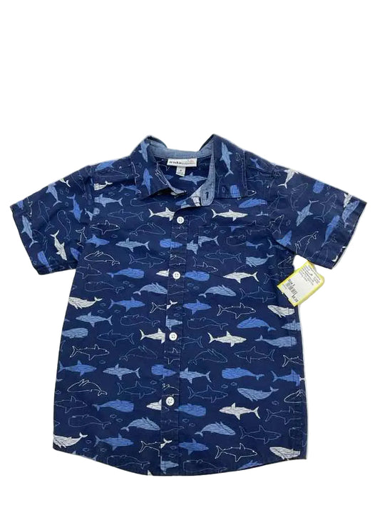 Kids Headquarters (D) Animal Print Youth Size 6 Boy's ButtondownSS