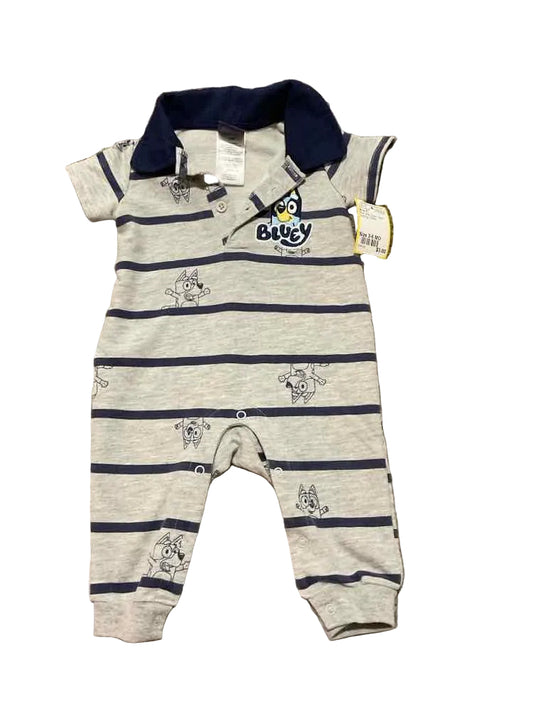 Bluey (C) Blue Gray Infant Size 3-6 MO Boy's 1PC Casual