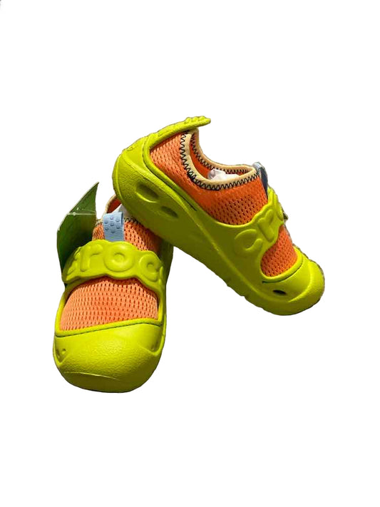 Crocs (B) Orange Yellow Toddler Shoe Size 10 (Toddler) Boy's SandalsBetter