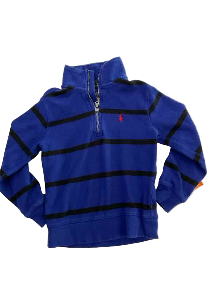 Polo Ralph Lauren (A) Blue Black Toddler Size 3T Boy's LSTop