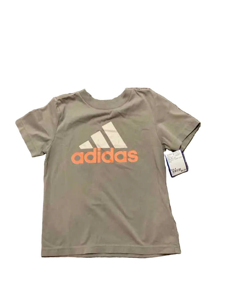 Adidas (B) Olive Toddler Size 4 Boy's AthleticTopSS