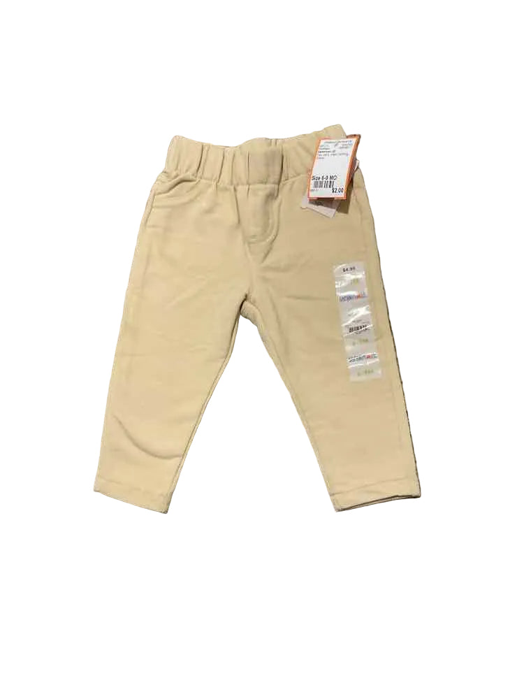 Garanimals (E) Tan Infant Size 6-9 MO Girl's PantBasic