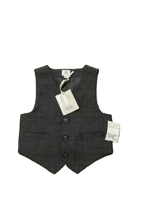 Janie and Jack (A) Charcoal Infant Size 18-24 MO Boy's Vest
