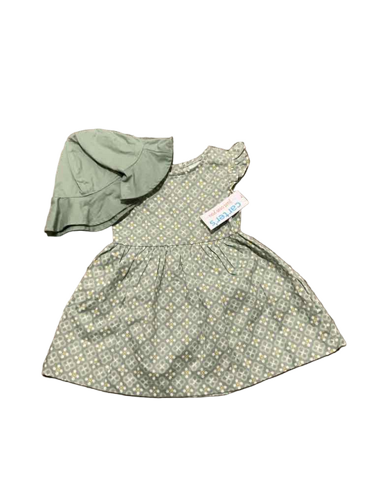 Carters (C) Green Infant Size 9 MO Girl's 2PC Casual