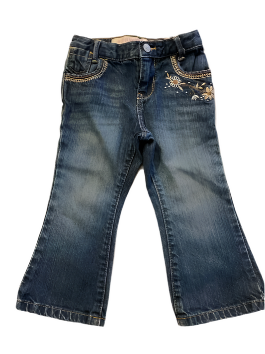 Genuine Kids (D) Blue Toddler Size 2T Girl's Jeans