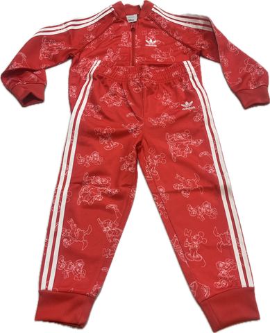 Girls Toddler Adidas Disney 2 PC Athletic Pant Suit NWT