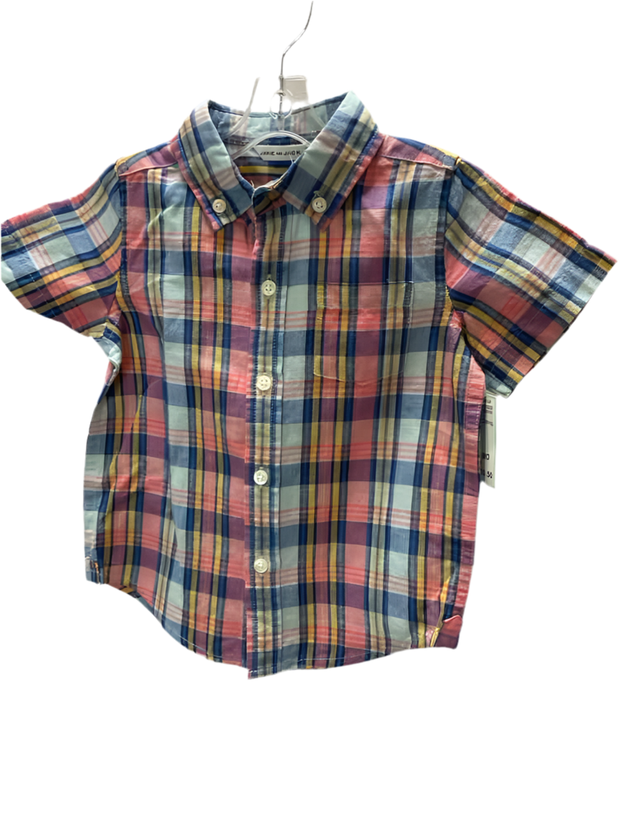 Janie and Jack (A) Plaid Infant Size 18-24 MO ButtondownLS