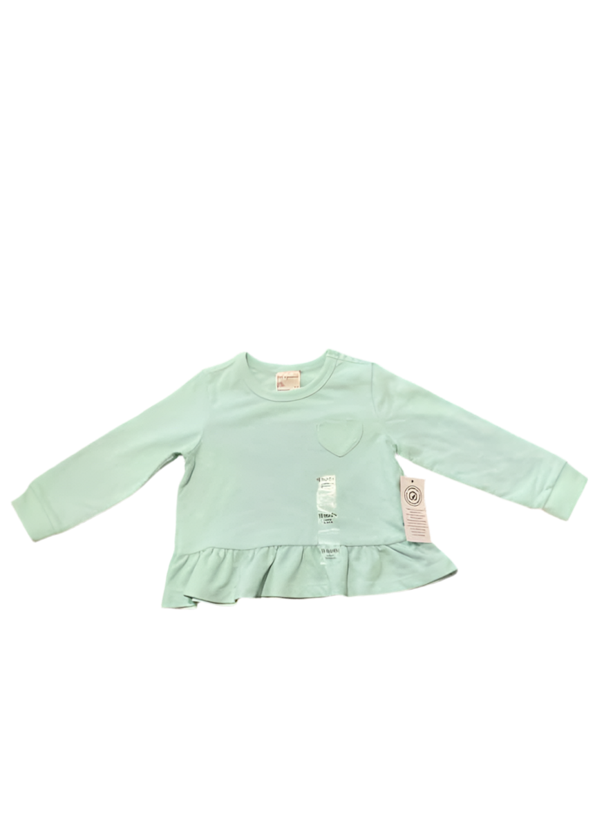 First Impressions (C) Teal Infant Size 18 MO Girl's LSTop