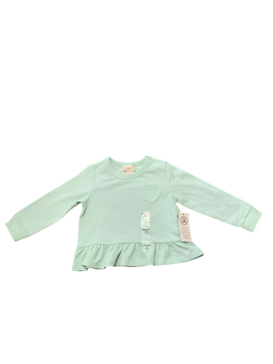 First Impressions (C) Teal Infant Size 18 MO Girl's LSTop
