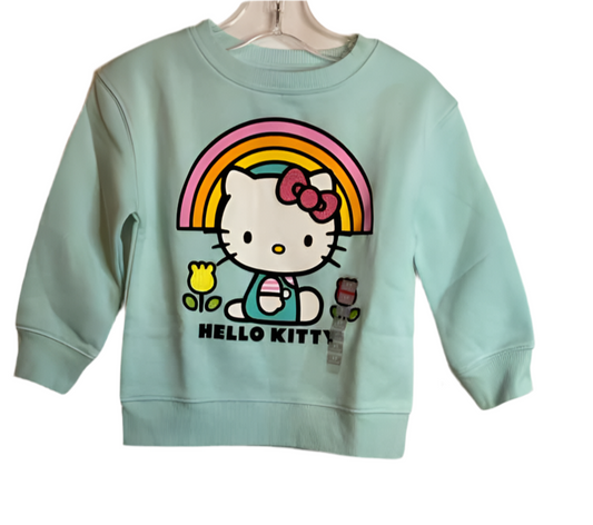 Hello Kitty (D) Light Blue Toddler Size 3T Sweatshirt