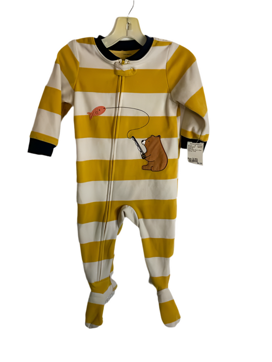 Carters (C) White Yellow Infant Size 12 MO 1PCSleepwear